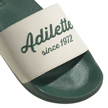 adidas Adilette Shower - Adilette Schriftzug - grün/weiss Badeschuhe Herren